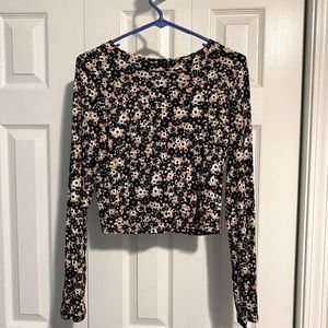 Cropped Floral Top